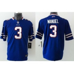 Youth Nike Buffalo Bills 3 EJ Manuel Blue NFL Jerseys Youth Nike Buffalo Bills 3 EJ Manuel Blue NFL Jerseys