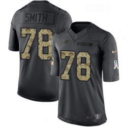 Youth Nike Buffalo Bills 78 Bruce Smith Limited Black 2016 Salute to Service NFL Jersey Youth Nike Buffalo Bills 78 Bruce Smith Limited Black 2016 Salute to Service NFL Jersey