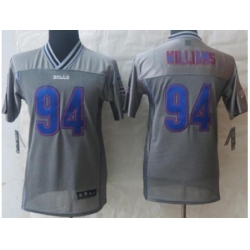 Youth Nike Buffalo Bills 94 Mario Williams Grey Vapor Elite Jerseys Youth Nike Buffalo Bills 94 Mario Williams Grey Vapor Elite Jerseys