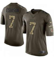 Youth Nike Cincinnati Bengals 7 Boomer Esiason Elite Green Salute to Service NFL Jersey