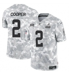 Men Cleveland Browns 2 Amari Cooper 2024 F U S E Arctic Camo Salute To Service Limited Stitched Football Jersey