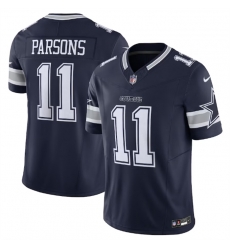 Men Dallas Cowboys 11 Micah Parsons Navy 2023 F U S E  Limited Stitched Football Jersey