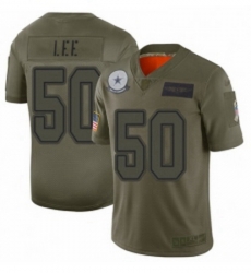 Men Dallas Cowboys 50 Sean Lee Limited Camo 2019 Salute to Service Football Jersey