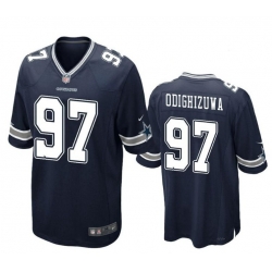 Men Dallas Cowboys Osa Odighizuwa #97 Blue Stitched NFL Jersey