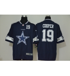 Nike Cowboys 19 Amari Cooper Navy Team Big Logo Number Vapor Untouchable Limited Jersey