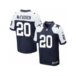 Nike Dallas Cowboys 20 Darren McFadden Blue Thanksgiving Elite NFL Jersey