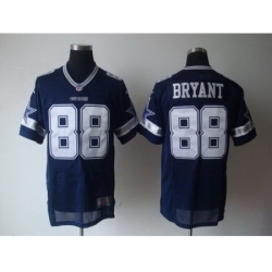 Nike Dallas Cowboys 88 Dez Bryant Black Elite Lights Out Number With Team Logo NFL Jersey