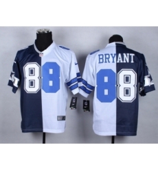 Nike Dallas Cowboys 88 Dez Bryant blue-white NFL Jersey Elite Split NFL Jersey