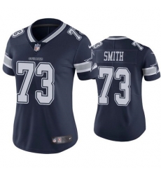 Women Dallas Cowboys 73 Tyler Smith Navy Vapor Untouchable Limited Stitched Jersey