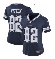 Womens Nike Dallas Cowboys 82 Jason Witten Elite Navy Blue Team Color NFL Jersey