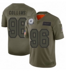 Youth Dallas Cowboys 96 Maliek Collins Limited Camo 2019 Salute to Service Football Jersey