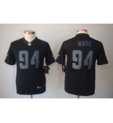 Youth Nike Dallas Cowboys #94 DeMarcus Ware Black Jerseys[Impact Limited]