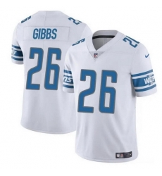 Men Detroit Lions 26 Jahmyr Gibbs White Vapor Untouchable Limited Stitched Jersey