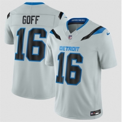 Youth Detroit Lions  16 Jared Goff Silver 2026 F U S E  Rivalries Collection Limited Stitched Football Jersey