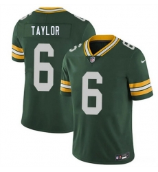 Men Green Bay Packers  6 Tyrod Taylor Green 2026 Vapor Untouchable Limited Stitched Football Jersey