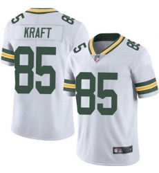 Men Green Bay Packers 85 Tucker Kraft White Vapor Untouchable Stitched Football Jersey