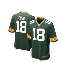 Nike Green Bay Packers 18 Randall Cobb Green Game NFL Jersey