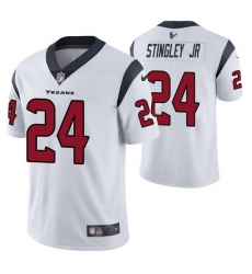 Men Houston Texans 24 Derek Stingley Jr White Vapor Untouchable Limited Stitched jersey