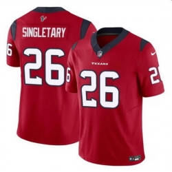 Men Houston Texans 26 Devin Singletary Red 2023 F U S E Vapor Untouchable Stitched Football Jersey Men Houston Texans 26 Devin Singletary Red 2023 F U S E Vapor Untouchable Stitched Football Jersey