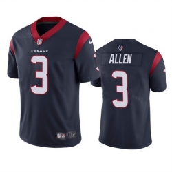 Men Houston Texans 3 Kyle Allen Navy Vapor Untouchable Limited Stitched Jersey Men Houston Texans 3 Kyle Allen Navy Vapor Untouchable Limited Stitched Jersey