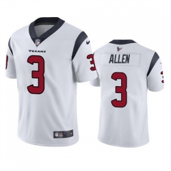 Men Houston Texans 3 Kyle Allen White Vapor Untouchable Limited Stitched Jersey Men Houston Texans 3 Kyle Allen White Vapor Untouchable Limited Stitched Jersey