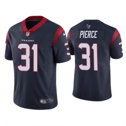 Men Houston Texans 31 Dameon Pierce Navy Vapor Untouchable Limited Stitched Jersey Men Houston Texans 31 Dameon Pierce Navy Vapor Untouchable Limited Stitched Jersey