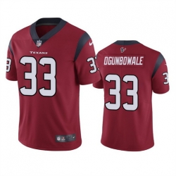 Men Houston Texans 33 Dare Ogunbowale Red Vapor Untouchable Limited Stitched Jersey Men Houston Texans 33 Dare Ogunbowale Red Vapor Untouchable Limited Stitched Jersey