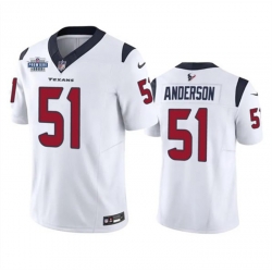 Men Houston Texans 51 Will Anderson Jr  White 2023 F U S E  With Prem1ere Patch Vapor Untouchable Limited Stitched Football Jersey Men Houston Texans 51 Will Anderson Jr  White 2023 F U S E  With Prem1ere Patch Vapor Untouchable Limited Stitched Football Jersey