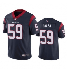 Men Houston Texans 59 Kenyon Green Navy Vapor Untouchable Limited Stitched Jersey