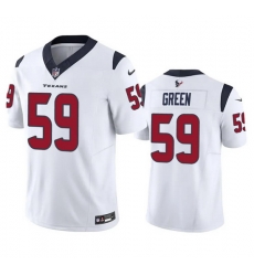 Men Houston Texans 59 Kenyon Green White 2023 F U S E Vapor Untouchable Stitched Football Jersey