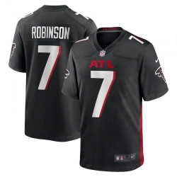 Men Nike Atlanta Falcons #7 Bijan Robinson Black 2023 NFL Draft Vapor Limited Jersey Men Nike Atlanta Falcons #7 Bijan Robinson Black 2023 NFL Draft Vapor Limited Jersey