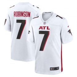 Men Nike Atlanta Falcons #7 Bijan Robinson White 2023 NFL Draft Vapor Limited Jersey Men Nike Atlanta Falcons #7 Bijan Robinson White 2023 NFL Draft Vapor Limited Jersey
