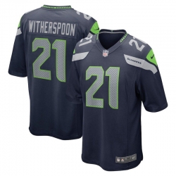 Men Nike Seattle Seahawks #21 Devon Witherspoon Navy 2023 NFL Draft Vapor Limited Jersey Men Nike Seattle Seahawks #21 Devon Witherspoon Navy 2023 NFL Draft Vapor Limited Jersey