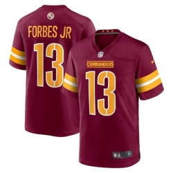 Men Nike Washington Commanders #13 Emmanuel Forbes Red 2023 NFL Draft Vapor Limited Jersey Men Nike Washington Commanders #13 Emmanuel Forbes Red 2023 NFL Draft Vapor Limited Jersey