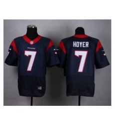 Nike Houston Texans 7 Brian Hoyer blue Elite NFL Jersey