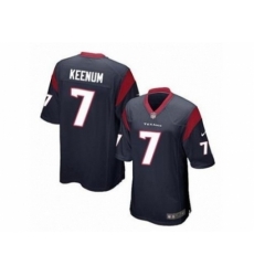 Nike Houston Texans 7 Case Keenum blue Game NFL Jersey