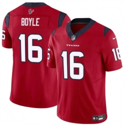 Youth Houston Texans 16 Tim Boyle Red 2024 F U S E Vapor Untouchable Limited Stitched Football Jersey