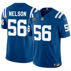Men Indianapolis Colts 56 Quenton Nelson Blue 2025 F U S E  With 4 Star C Patch Vapor Limited Stitched Football Jersey Men Indianapolis Colts 56 Quenton Nelson Blue 2025 F U S E  With 4 Star C Patch Vapor Limited Stitched Football Jersey