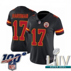 2020 Super Bowl LIV Women Kansas City Chiefs #17 Mecole Hardman Limited Black Rush Vapor Untouchable Football Jersey 2020 Super Bowl LIV Women Kansas City Chiefs #17 Mecole Hardman Limited Black Rush Vapor Untouchable Football Jersey