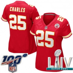 2020 Super Bowl LIV Women Kansas City Chiefs #25 Jamaal Charles Red Team Color Vapor Untouchable Limited Player Football Jersey 2020 Super Bowl LIV Women Kansas City Chiefs #25 Jamaal Charles Red Team Color Vapor Untouchable Limited Player Football Jersey