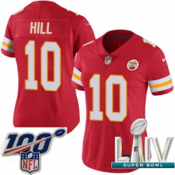 2020 Super Bowl LIV Women Nike Kansas City Chiefs #10 Tyreek Hill Red Team Color Vapor Untouchable Limited Player NFL Jersey 2020 Super Bowl LIV Women Nike Kansas City Chiefs #10 Tyreek Hill Red Team Color Vapor Untouchable Limited Player NFL Jersey