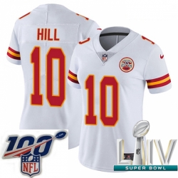 2020 Super Bowl LIV Women Nike Kansas City Chiefs #10 Tyreek Hill White Vapor Untouchable Limited Player NFL Jersey 2020 Super Bowl LIV Women Nike Kansas City Chiefs #10 Tyreek Hill White Vapor Untouchable Limited Player NFL Jersey