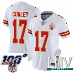 2020 Super Bowl LIV Women Nike Kansas City Chiefs #17 Chris Conley White Vapor Untouchable Limited Player NFL Jersey 2020 Super Bowl LIV Women Nike Kansas City Chiefs #17 Chris Conley White Vapor Untouchable Limited Player NFL Jersey