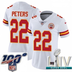 2020 Super Bowl LIV Women Nike Kansas City Chiefs #22 Marcus Peters White Vapor Untouchable Limited Player NFL Jersey 2020 Super Bowl LIV Women Nike Kansas City Chiefs #22 Marcus Peters White Vapor Untouchable Limited Player NFL Jersey