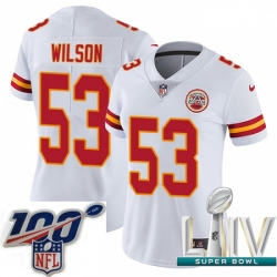 2020 Super Bowl LIV Women Nike Kansas City Chiefs #53 Ramik Wilson White Vapor Untouchable Limited Player NFL Jersey 2020 Super Bowl LIV Women Nike Kansas City Chiefs #53 Ramik Wilson White Vapor Untouchable Limited Player NFL Jersey