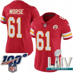 2020 Super Bowl LIV Women Nike Kansas City Chiefs #61 Mitch Morse Red Team Color Vapor Untouchable Limited Player NFL Jersey 2020 Super Bowl LIV Women Nike Kansas City Chiefs #61 Mitch Morse Red Team Color Vapor Untouchable Limited Player NFL Jersey