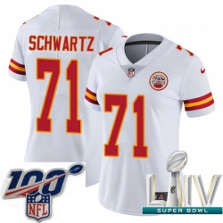 2020 Super Bowl LIV Women Nike Kansas City Chiefs #71 Mitchell Schwartz White Vapor Untouchable Limited Player NFL Jersey 2020 Super Bowl LIV Women Nike Kansas City Chiefs #71 Mitchell Schwartz White Vapor Untouchable Limited Player NFL Jersey