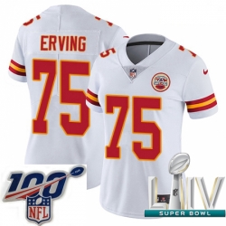 2020 Super Bowl LIV Women Nike Kansas City Chiefs #75 Cameron Erving White Vapor Untouchable Limited Player NFL Jersey 2020 Super Bowl LIV Women Nike Kansas City Chiefs #75 Cameron Erving White Vapor Untouchable Limited Player NFL Jersey