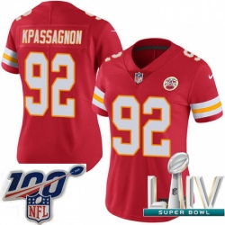 2020 Super Bowl LIV Women Nike Kansas City Chiefs #92 Tanoh Kpassagnon Red Team Color Vapor Untouchable Limited Player NFL Jersey 2020 Super Bowl LIV Women Nike Kansas City Chiefs #92 Tanoh Kpassagnon Red Team Color Vapor Untouchable Limited Player NFL Jersey