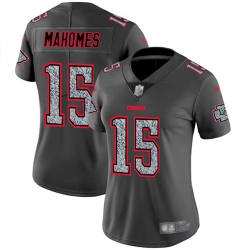 Women Chiefs 15 Patrick Mahomes Gray Static Stitched Football Vapor Untouchable Limited Jersey Women Chiefs 15 Patrick Mahomes Gray Static Stitched Football Vapor Untouchable Limited Jersey